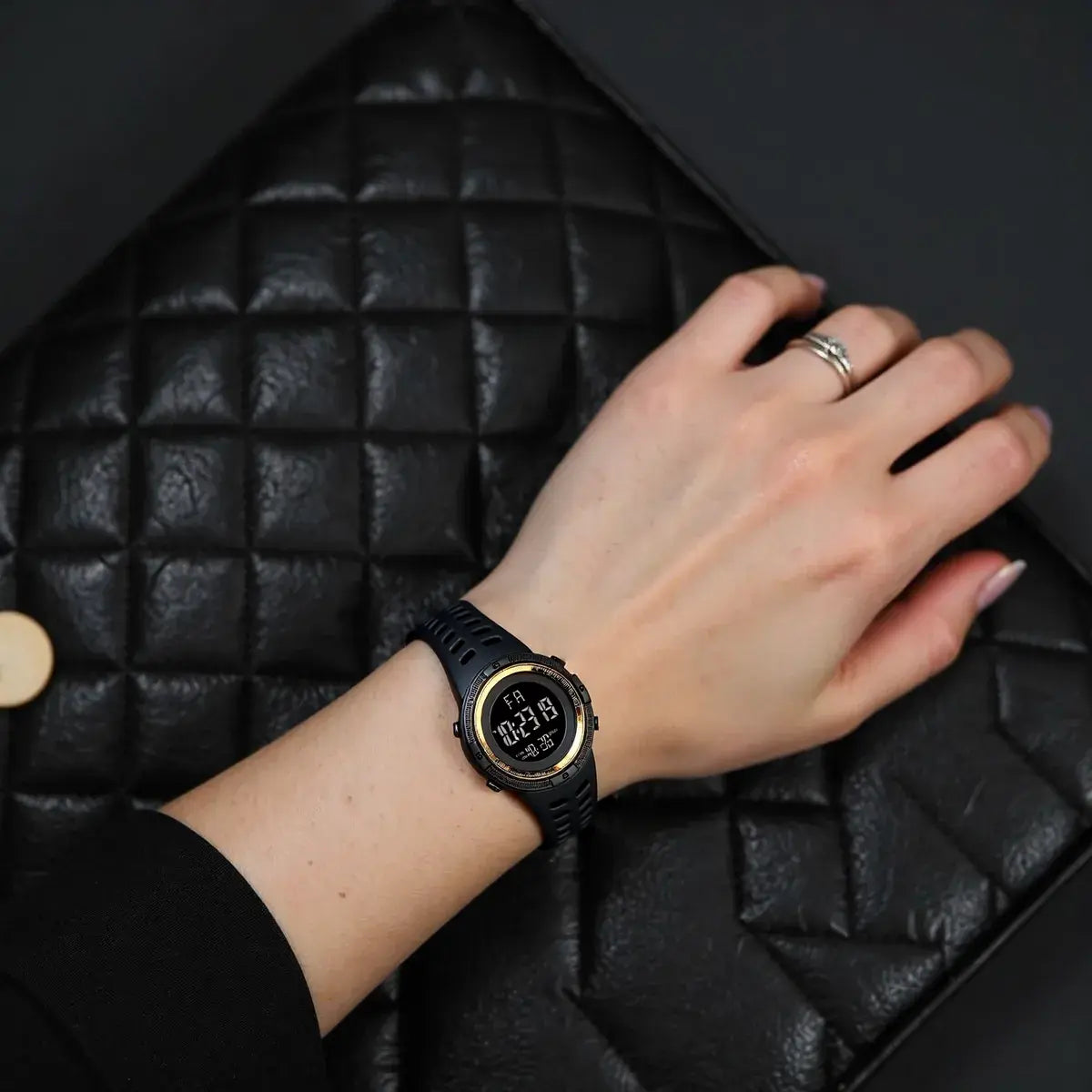 Men's Sports Digital Watch Multifunction LED Luminous Waterproof Fashion Watch for Boys and Teens