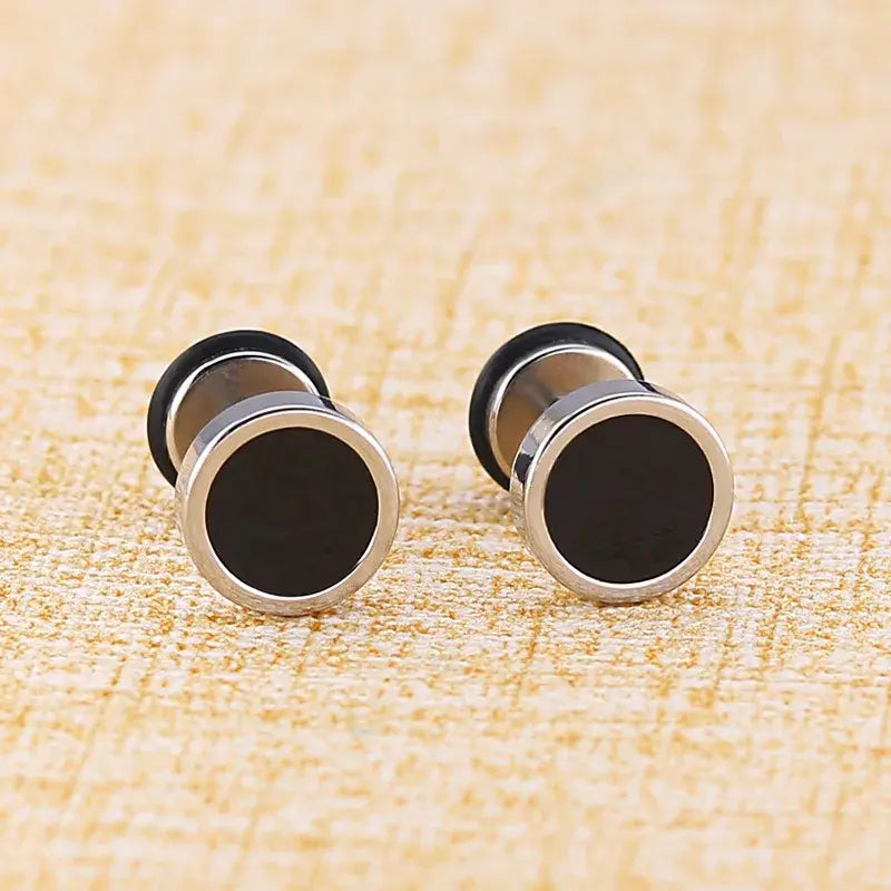 16G Silver Round Stud Earrings, 316L Stainless Steel Cartilage Tragus Piercing Jewelry, Unisex Ear Piercings for Helix, Tragus, and Conch, Durable and Stylish.