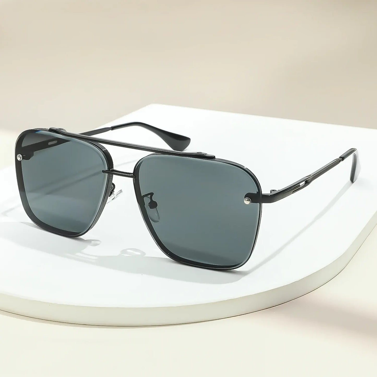 Metal Punk Square Sunglasses for Women | UV400 Driving Goggles