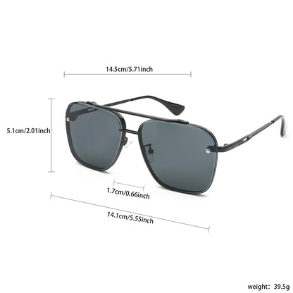 Black UV400 Driving Goggles Size and Dimensions 1