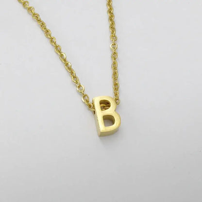 The Big B Pendant Necklace is a great choice for you.