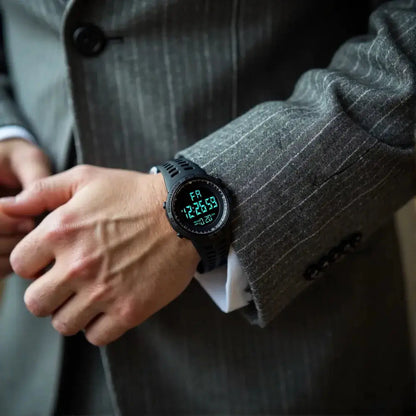 Men's Sports Digital Watch Multifunction LED Luminous Waterproof Fashion Watch for Boys and Teens