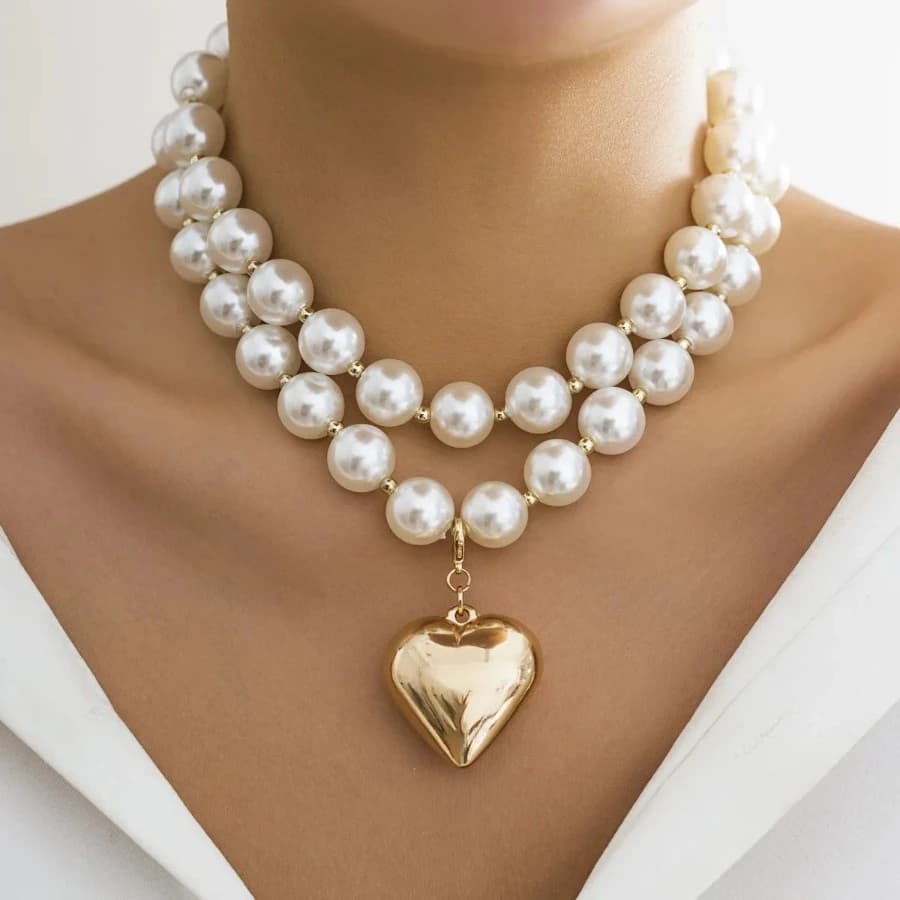 Vintage Pearl  Necklace