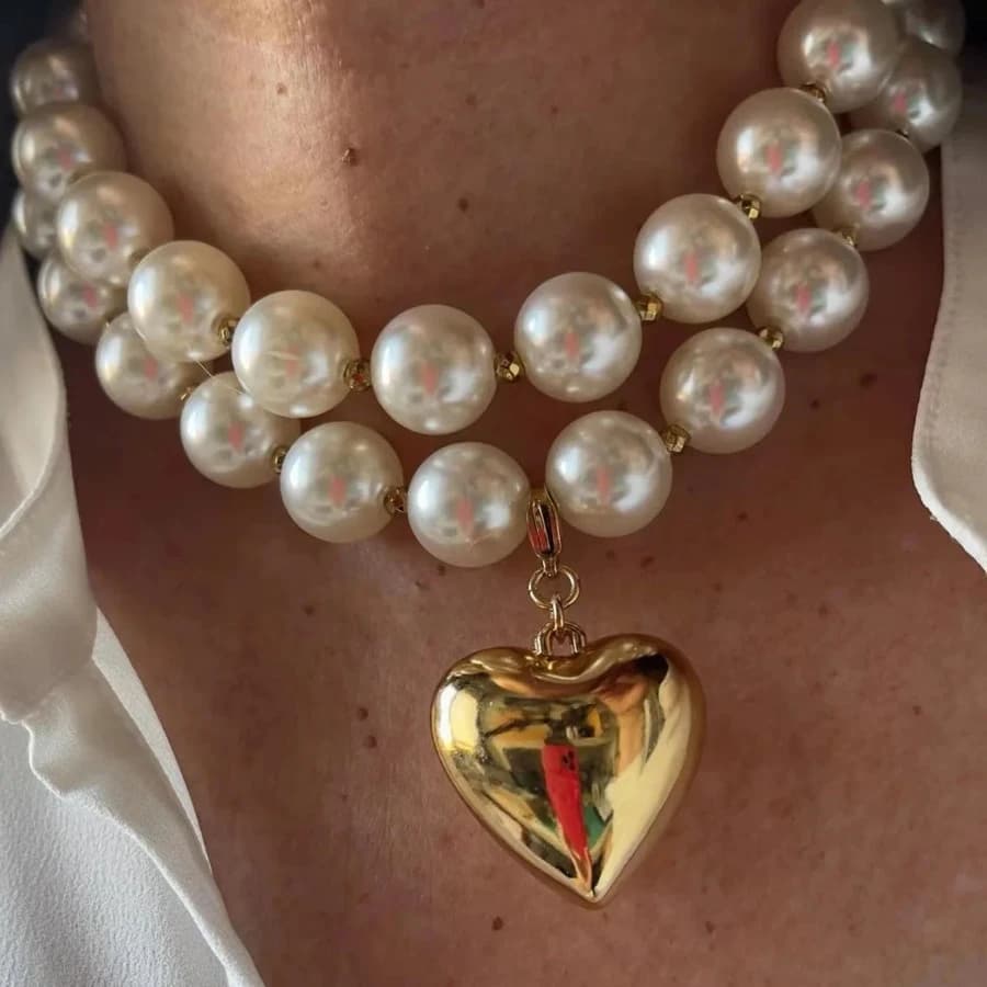 Vintage Pearl  Necklace
